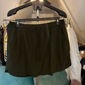 Women’s Casual Drawstring Skort - Olive